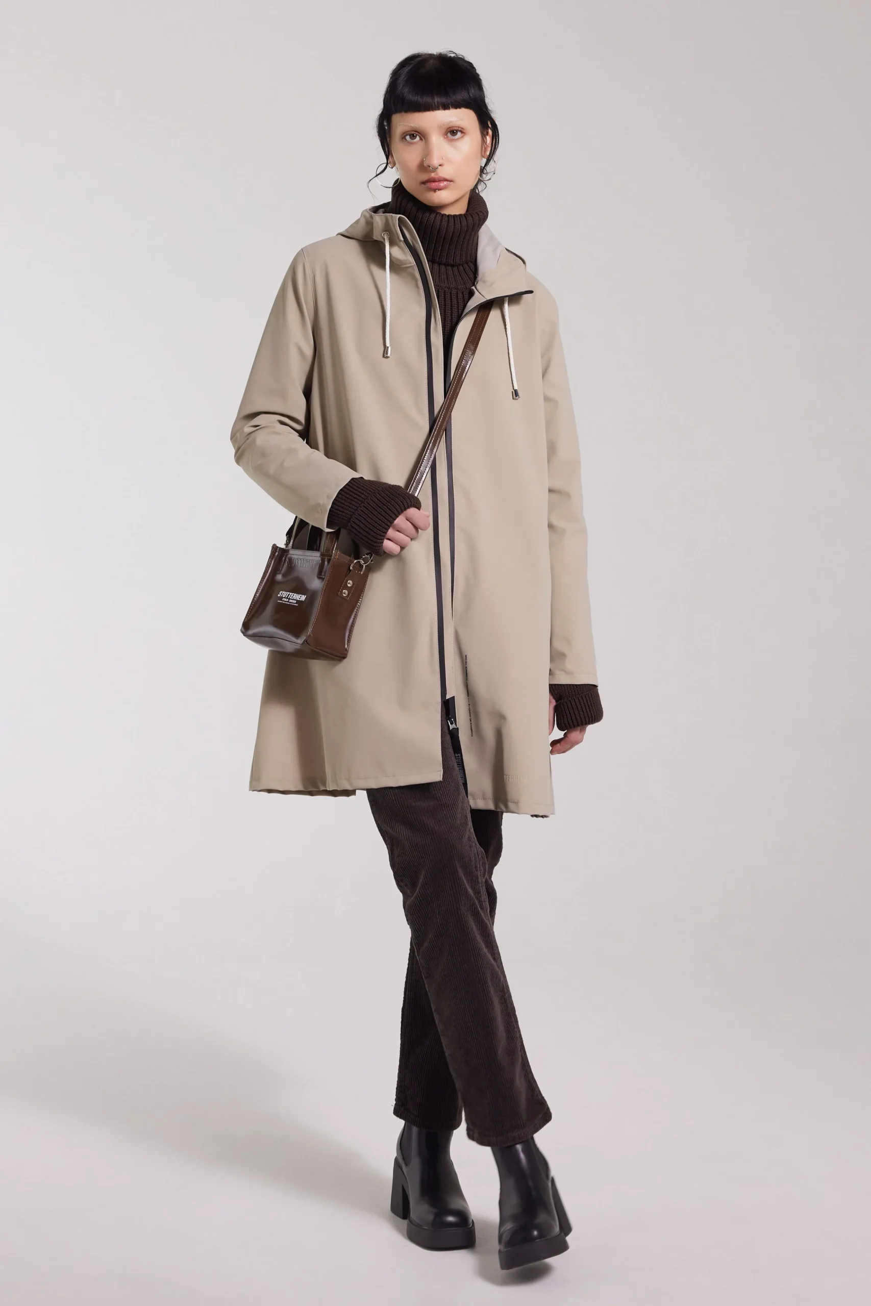 Mosebacke Lightweight Matte Zip Raincoat^STUTTERHEIM Flash Sale