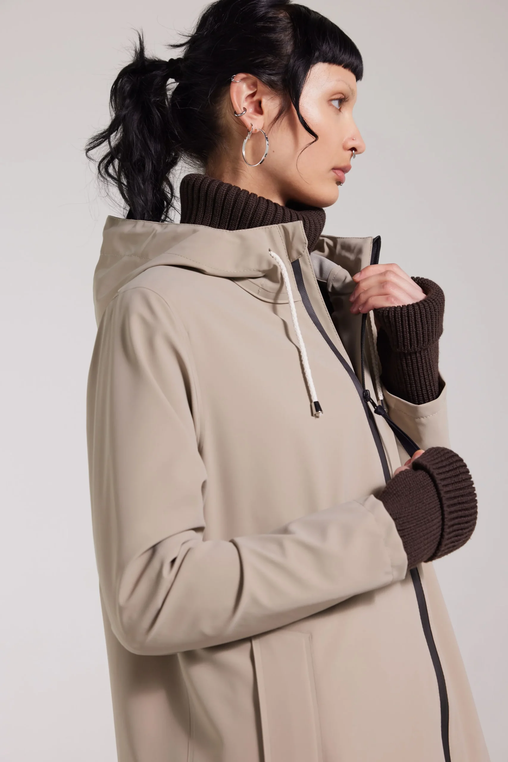 Mosebacke Lightweight Matte Zip Raincoat^STUTTERHEIM Flash Sale