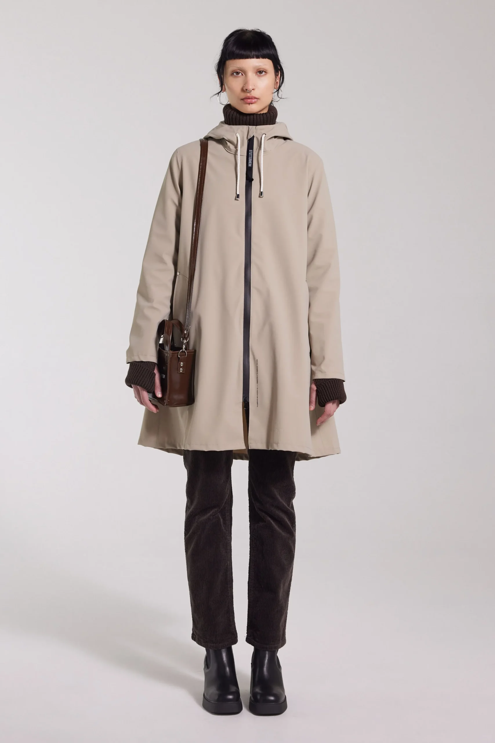 Mosebacke Lightweight Matte Zip Raincoat^STUTTERHEIM Flash Sale