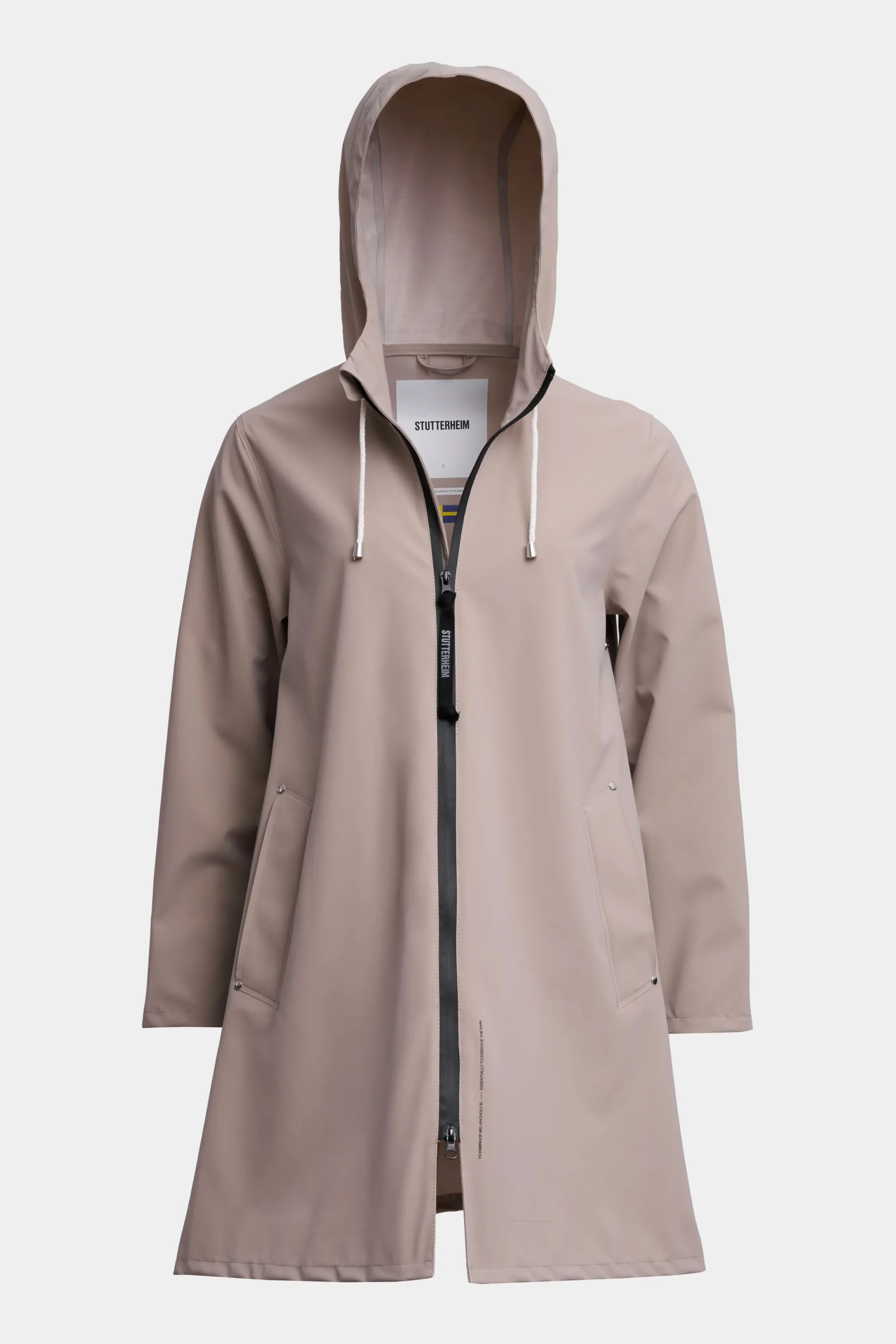 Mosebacke Lightweight Matte Zip Raincoat^STUTTERHEIM Flash Sale