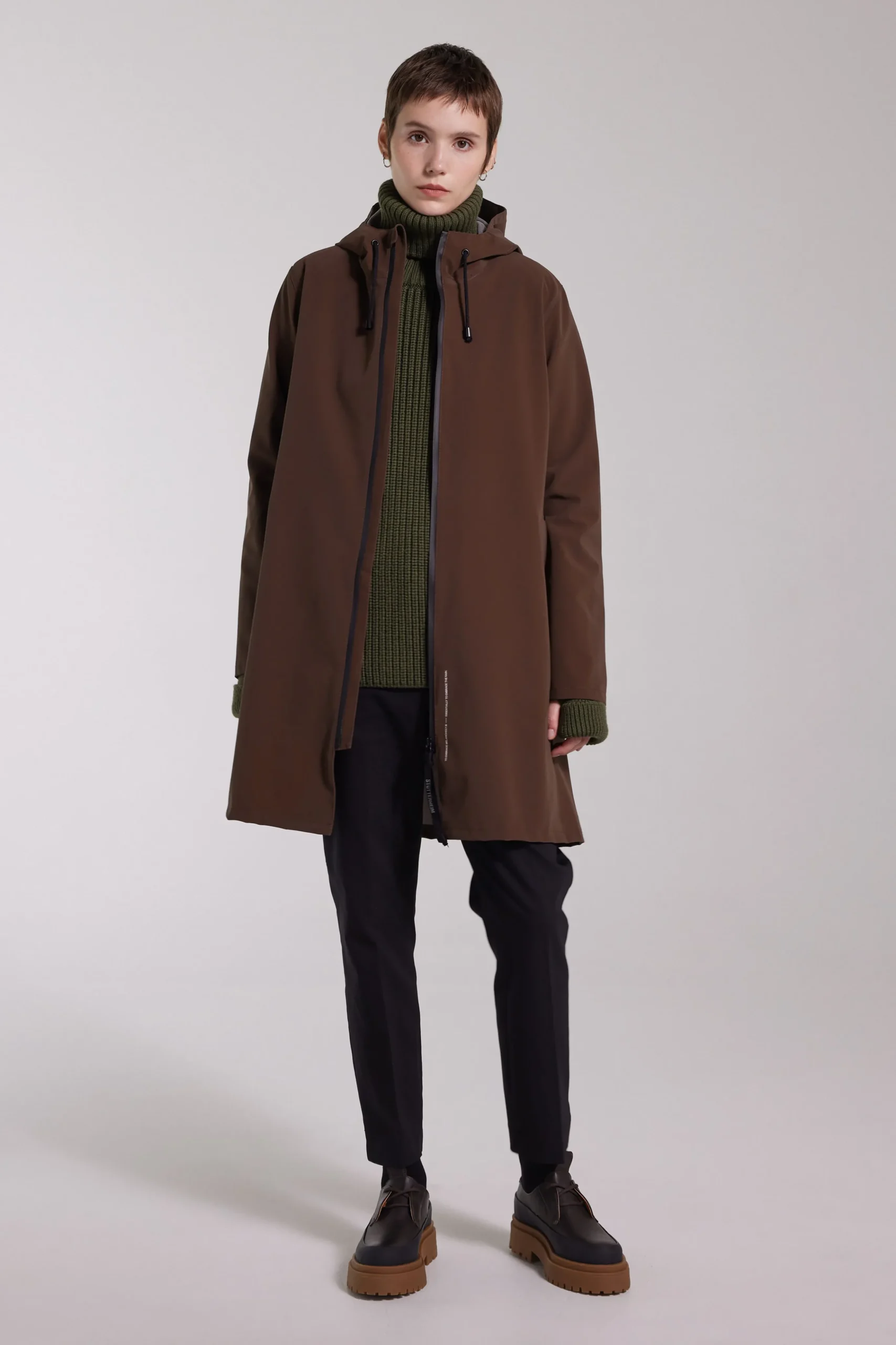 Mosebacke Lightweight Matte Zip Raincoat^STUTTERHEIM Shop