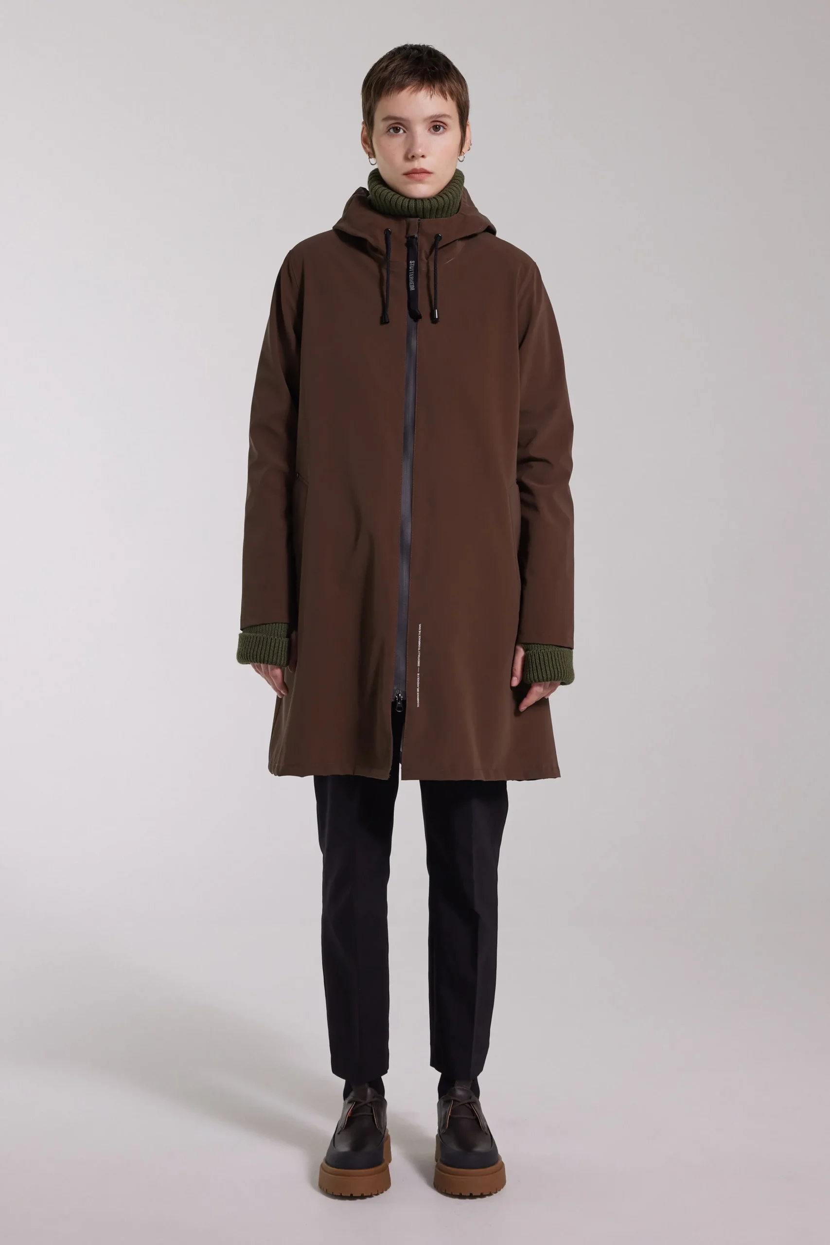 Mosebacke Lightweight Matte Zip Raincoat^STUTTERHEIM Shop