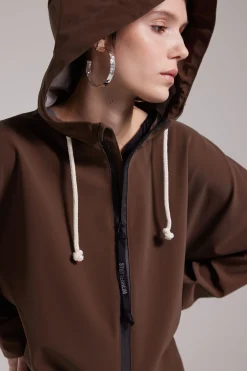 Sandviken Long Zip Matte Raincoat^STUTTERHEIM New