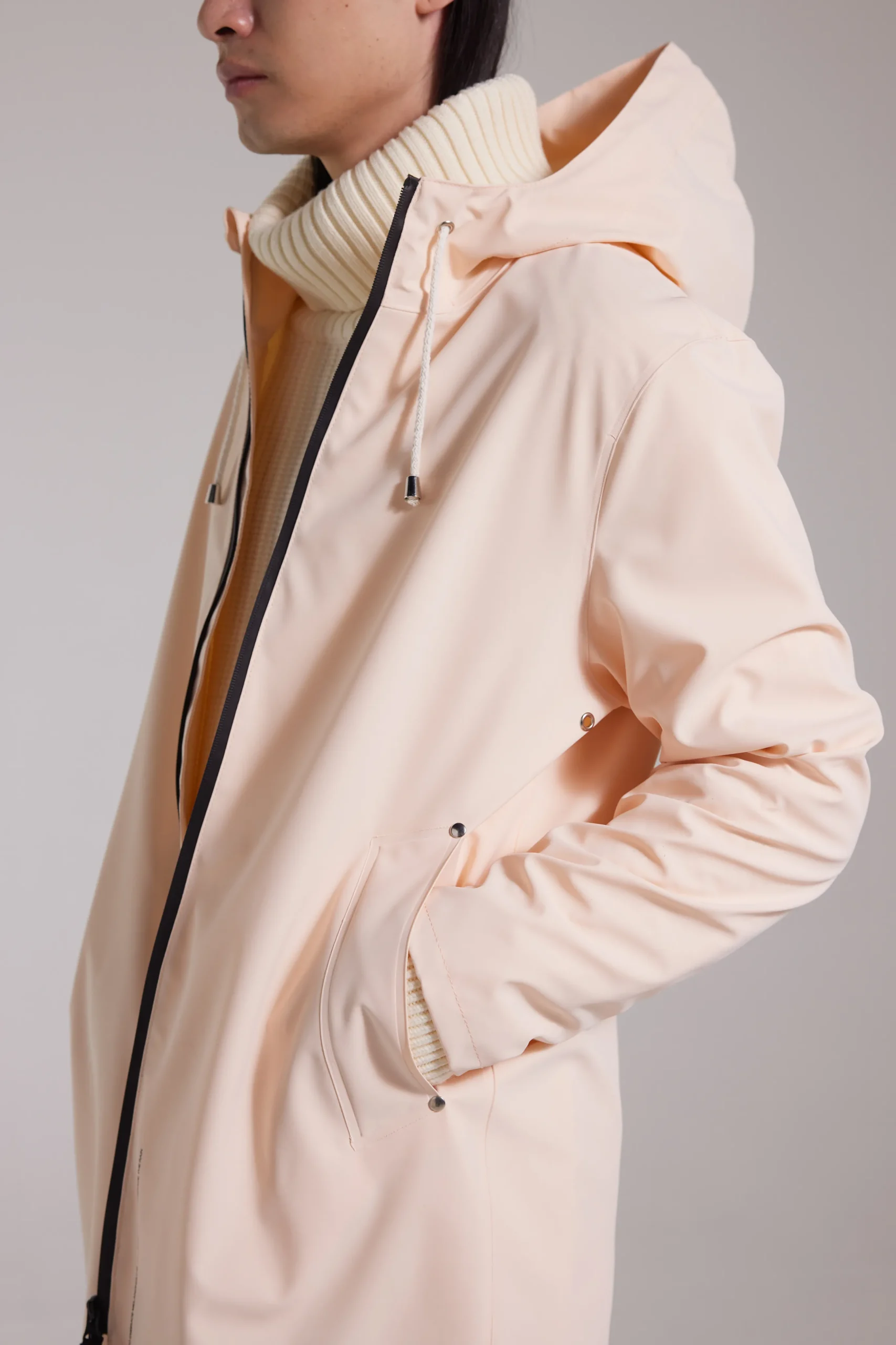 Stockholm Lightweight Zip Matte Raincoat^STUTTERHEIM Fashion